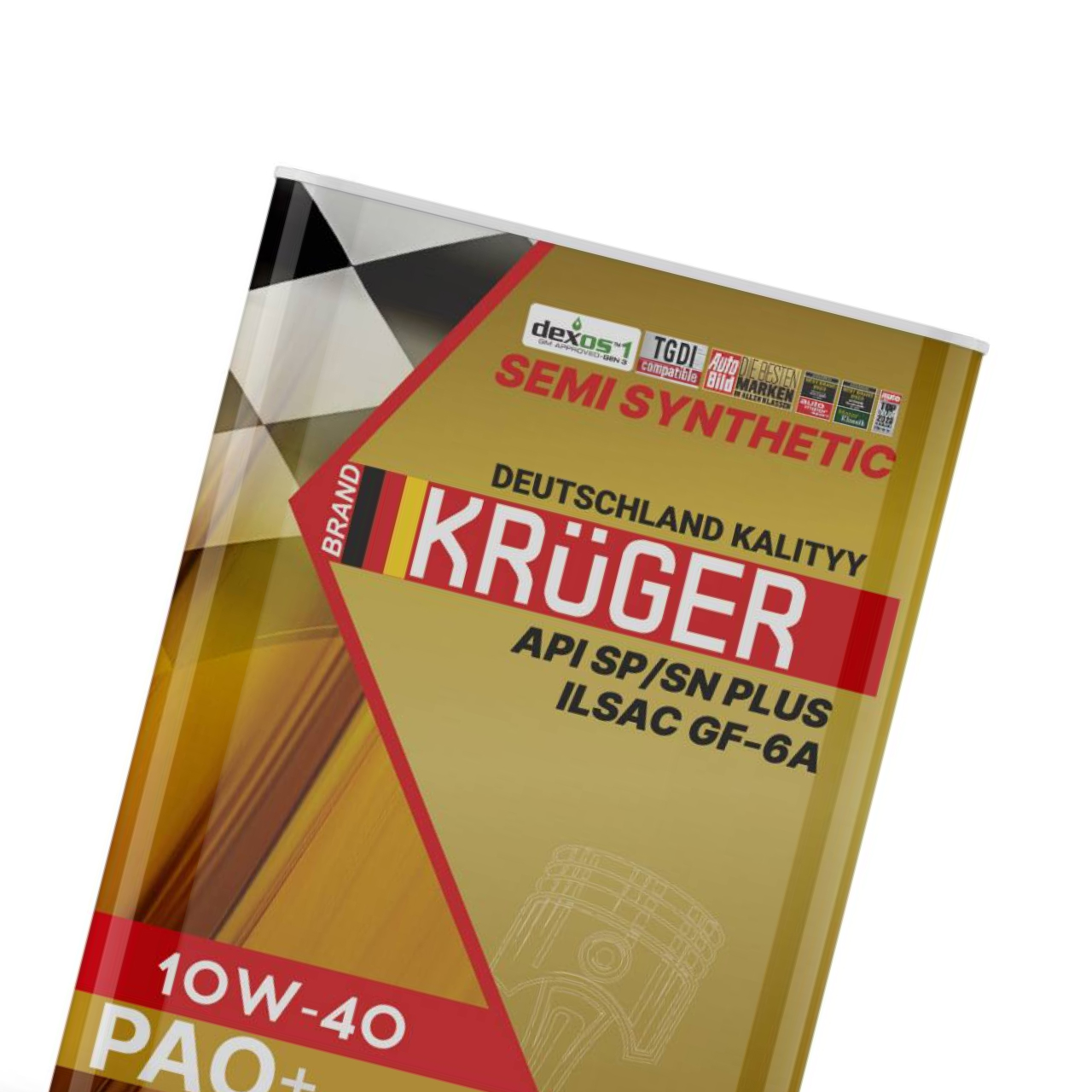 Krüger PAO+ 10W-40 API SP/SN Plus — ракурс 2